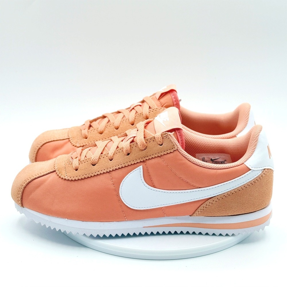 Nike Kids Peach and White Retro Runner Sneakers